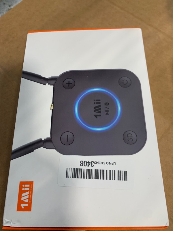 Photo 1 of [Upgraded] 1Mii B06Pro Long Range Bluetooth Receiver, HiFi Wireless Audio Adapter, Bluetooth 5.3 Receiver with 3D Surround aptX HD Low Latency Optical RCA AUX 3.5mm Coaxial for Home Stereo System