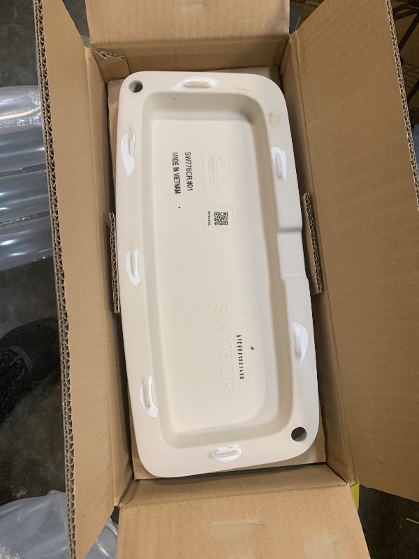 Photo 1 of ***MISSING TOILET*** TOTO Drake Two-Piece Elongated 1.6 GPF TORNADO FLUSH Toilet with CEFIONTECT, Cotton White - CST776CSG#01