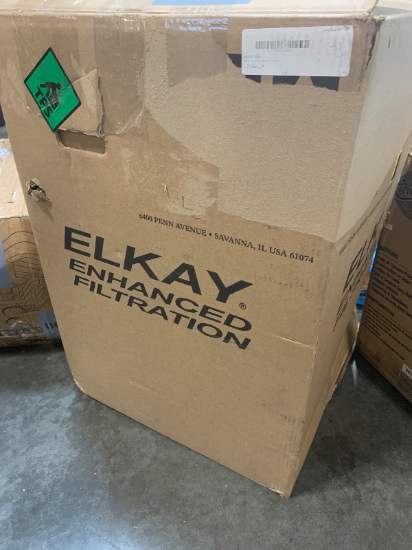 Photo 1 of (4/17/2026 ***FINAL SALE/NO RETURN, SOLD AS PARTS***)
 Elkay LZS8WSLP Enhanced Bottle Filler & Single ADA Cooler Refrigerated Light Gray Granite High Capacity Lead Drop Down Wrapper