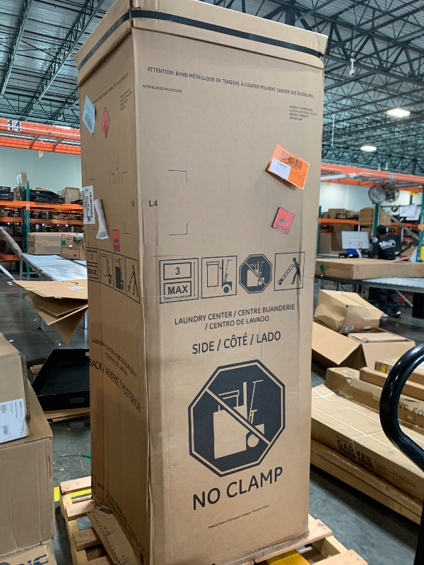 Photo 1 of ***FACTORY  SEALED***

GE Unitized Spacemaker® 3.8 Cu. Ft. Washer and 5.9 Cu. Ft. Electric Dryer Laundry Center, 27-Inch, White – GUD24ESSMWW