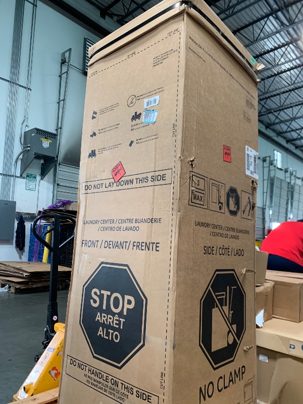 Photo 1 of ***FACTORY  SEALED***

GE Unitized Spacemaker® 3.8 Cu. Ft. Washer and 5.9 Cu. Ft. Electric Dryer Laundry Center, 27-Inch, White – GUD24ESSMWW