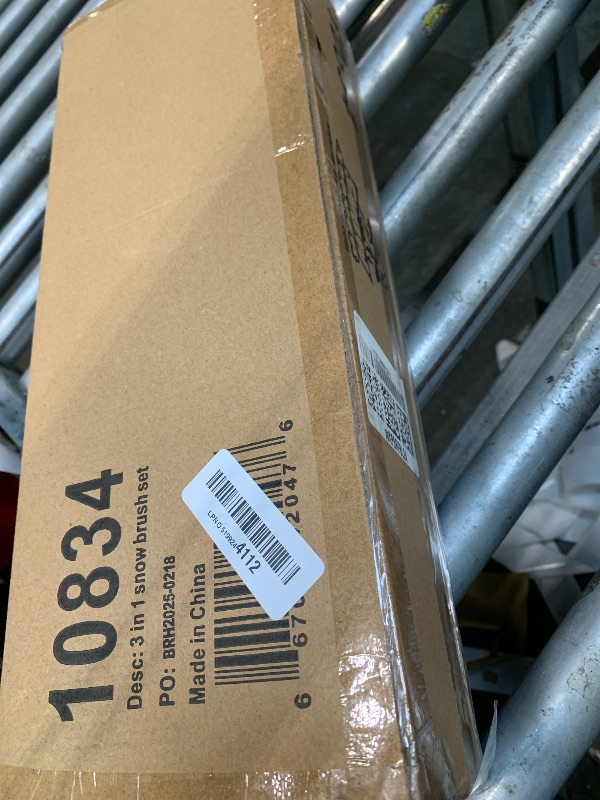 Photo 1 of ?Snow MOOver 39" Extendable Snow Brush with Squeegee & Ice Scraper | Foam Grip | Auto Snow Brush | Auto Ice Scraper | Car Truck SUV