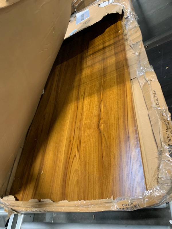 Photo 1 of *** ONLY DESK TOP **** SHW Mission 55-Inch Home Office Computer Desk, Walnut