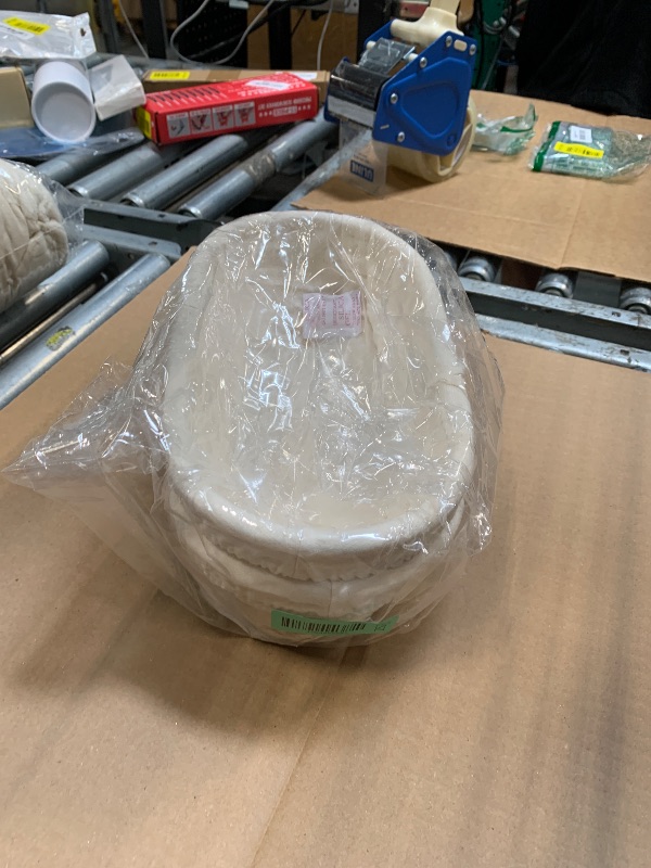 Photo 1 of "Saint Germain Bakery Premium Round Bread Banneton Basket with Liner - Perfect Brotform Proofing Basket for Making Beautiful Bread (10"" Oval (2x count))"
