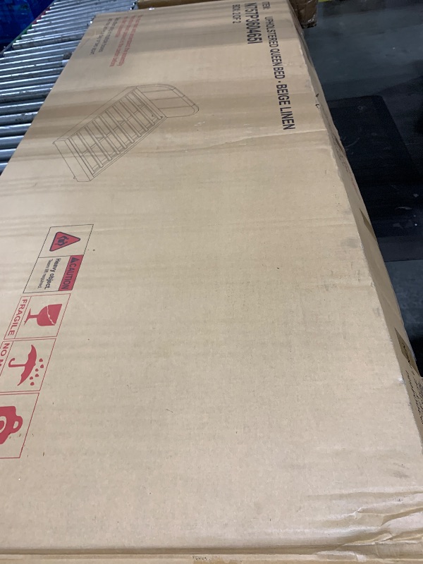 Photo 1 of ***ONLY Classic Headboard***

Linen Fabric,Solid Wooden Slat Support, for Bedroom Livingroom Guestroom, No Box Spring Needed (Beige-01)