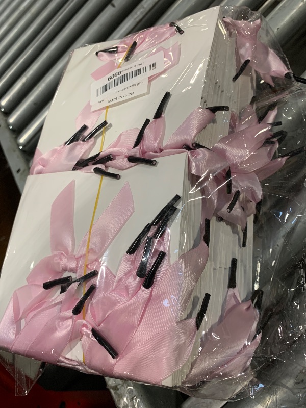 Photo 1 of **** SIMILAR***
EQOREIIN 50 Pack Small Thank You Gift Bags with Bow Ribbon & Handles, 5.5x 2.5x4.7 Inch White Pink Mini Gift Bags for Jewelry, Baby Shower, Bridal Shower, Mother's Day,Christmas Holiday Gifts