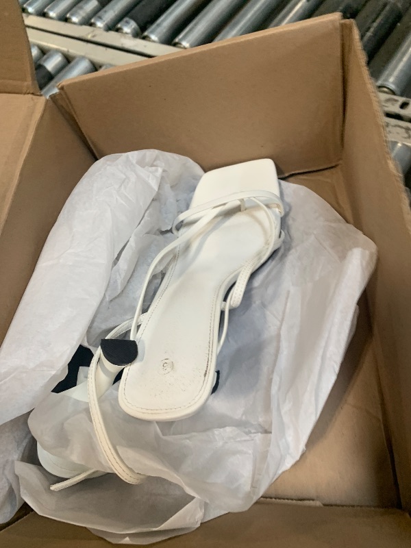 Photo 1 of ** VERY USED** PiePieBuy Womens Kitten Heel Sandals Square Open Toe Ankle Buckle Strap Dress Shoes