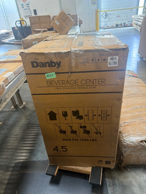 View 4 of **FOR PARTS** Honeywell Beverage Refrigerator and Cooler, 116 Can Mini Fridge with Glass Door for Soda Beer or Wine for Office or Bar with Adjustable Removable Shelving, Commercial Grade