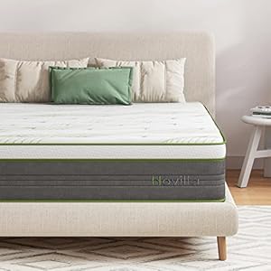 Photo 1 of ** FACTORY SEALED ** Novilla Full Mattress, 12 Inch Gel Memory Foam Hybrid Mattress in a Box with Individual Pocket Springs, Motion Isolation & Pressure Relief, Medium Firm Full Size Bed Mattresses, vigour