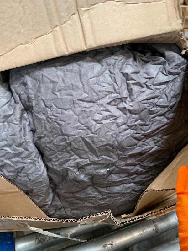 View 3 of ** DAMAGE** Cvortll Bean Bag Chair with Ottoman, Comfy Bean Bag Sofa with Memory Foam, Lazy BeanBag Sofa with Footstool, Fireside Bean Bag Couch for Living Room, Bedroom, Apartment