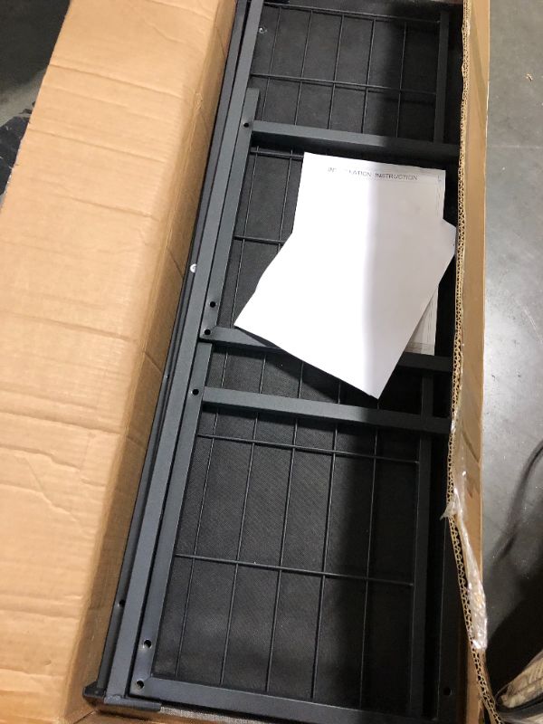 Photo 1 of ***UPDATED 4/25*** SIMILAR *** MASIGLE Shoe Bench, 43.3" Entryway Bench with Cushion Seat, Shoe Rack Bench with Storage, Modern Style, Holds Up to 350 lb, for Living Room, Bedroom, Hallway, Grey