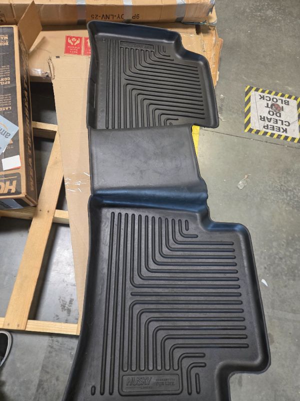 Photo 1 of ***MISSING PARTS, VIEW IMAGES*** Husky Liners Weatherbeater Floor Mats | Fits 2020 - 2025 Toyota Corolla, Sedan | Front & 2nd Row, 3-pc Black - 95751