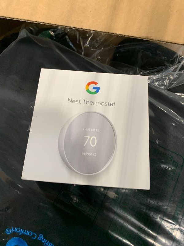 Photo 1 of ****Factory Sealed***  Google Nest Thermostat - Smart Thermostat for Home - Programmable Wifi Thermostat - Snow