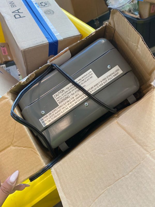 Photo 1 of **UNTESTED**
Comfort Zone Electric Portable Milkhouse Style Utility Space Heater with Adjustable Thermostat, Overheat Protection, and Safety Tip-Over Switch, Ideal for Garage or Greenhouse, 1,500W, CZ798