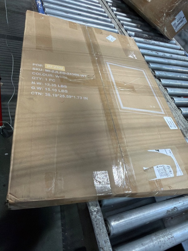 Photo 1 of ***SIMILAR**** InfiniGlass 30"x24" LED Bathroom Mirror with Anti-Fog, Stepless Dimmable Lights, 3 Color Modes, Shatter-Proof Tempered Glass,Waterproof Design