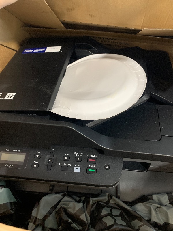 Photo 1 of ** SOLD AS IS NO REFUND/RETURN** SEE COMMENTS
Brother DCP-L2640DW Wireless Compact Monochrome Multi-Function Laser Printer with Copy and Scan, Duplex, Black & White Output | Includes Refresh Subscription Trial(1), (Renewed Premium)