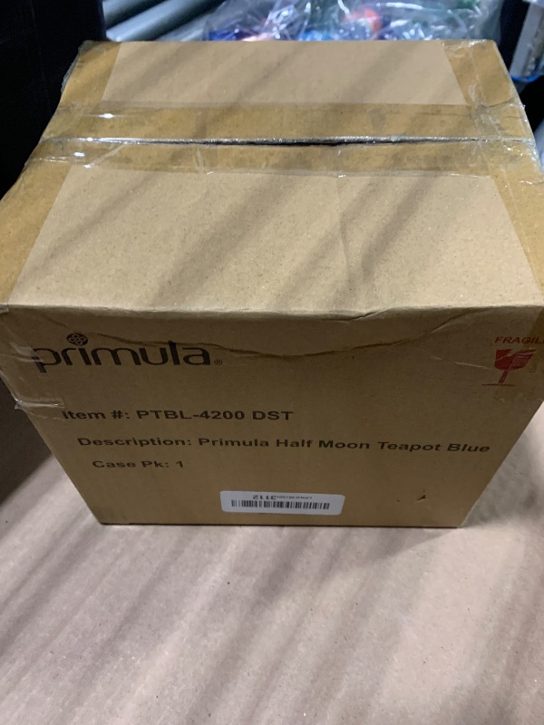 Photo 1 of *USED*
Primula Half Moon Teapot with Removable Infuser, Glass Tea Maker with Reusable Fine Mesh Stainless Steel Filter, Dishwasher Safe, 40-Ounce, Blue