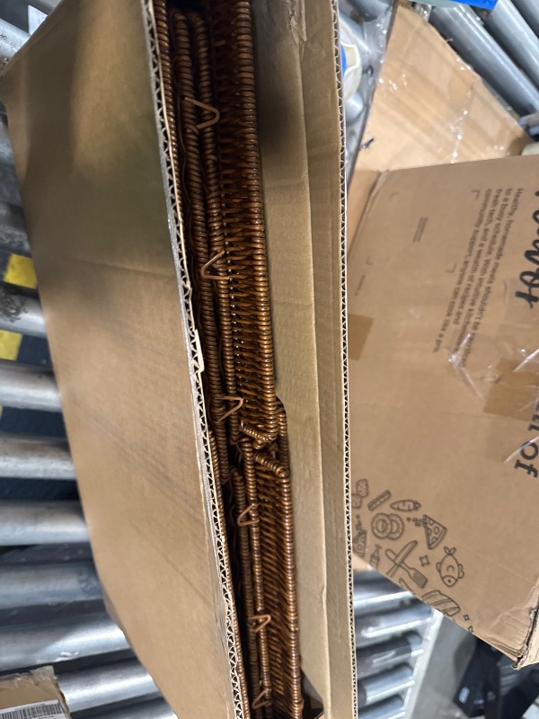 Photo 1 of *MINOR DAMAGE - USED*
Wicker Storage Basket - Large 12x12x10in Cube, Woven Wicker for Shelves, Pantry, Kitchen & Bathroom Organization (Brown)