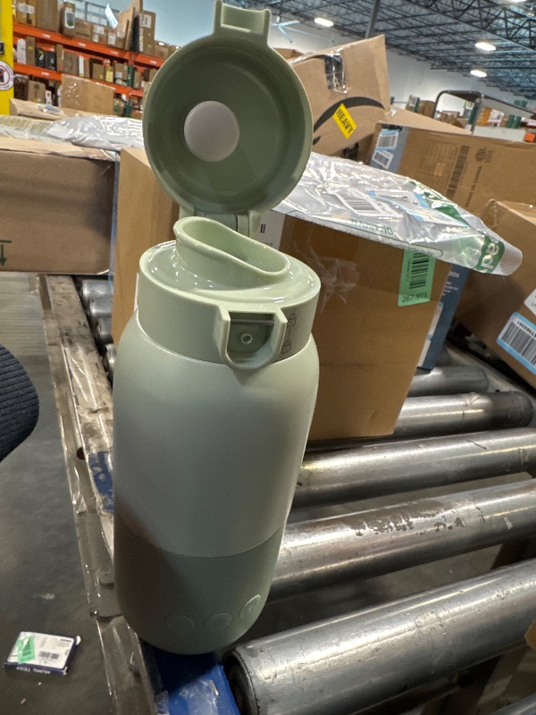 Photo 1 of ****The cover doesn't have a lock, the cover doesn't close.****BOLOLO Portable Bottle Warmer for Travel, Super Fast Charging, Instant Breastmilk, Formula, Water, Milk Warmer with 10 Ounces Big Capacity, Baby Flask for Vehicle,car,Airplane Journey