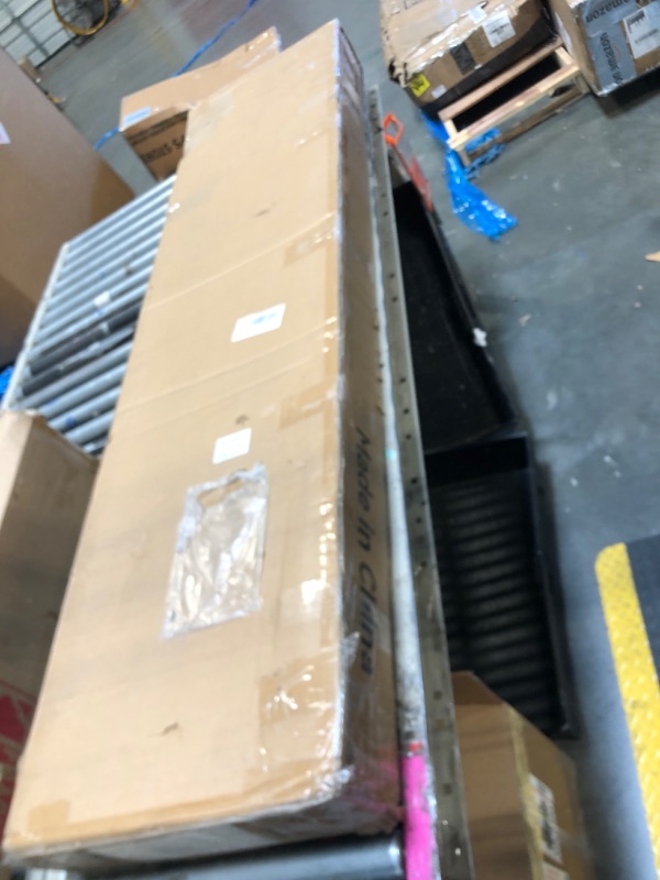 Photo 1 of **partial set, incomplete**Decofy 70? Fluted Fireplace TV Stand for 80? TVs, Remote & Touch Control Adjustable Flame Colors & Temperature, Entertainment Center with Storage, Modern Media TV Console Table for Living Room(Walnut)