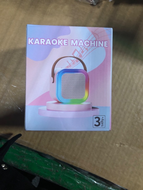 Photo 1 of ?2026 Newest? Mini Karaoke Machine for Kids Girls & Boys - Portable Bluetooth Speaker with 2 Wireless Microphones - Kids Birthday Gifts for Ages 4-10 - Kids' Instrument Accessories - Rose Gold