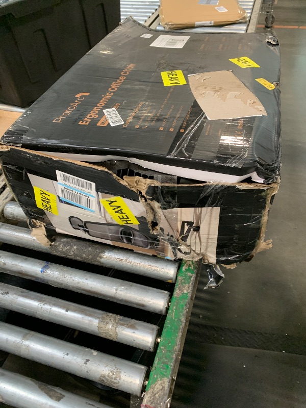 Photo 1 of **Not Fotted** ProtoArc Ergonomic Office Chair – EC200 High-Back Mesh Computer Chair with Lumbar Support, 3D Adjustable Headrest & Sliding Seat for 8+ Hour Comfort, Big & Tall Home Office Desk Chairs - Black