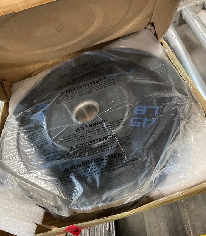 Photo 1 of **RETAIL: $58.97*ONE 45LB PLATE*
CAP Barbell Rubber Olympic Bumper Plate | Multiple Options/Colors