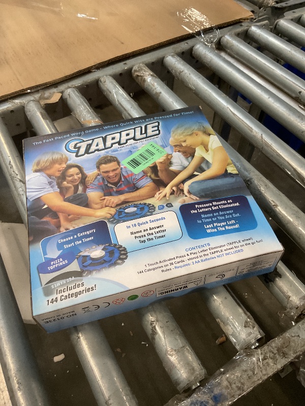 Photo 1 of *USED*
USAOPOLY The Original TAPPLE, The Fast-Paced Family Board Game,Choose a Category & Race Against The Timer to be The Last Player,Learning Word Game for Ages 8 & Up, 2-8 Players, 15-20 Minute Play Time