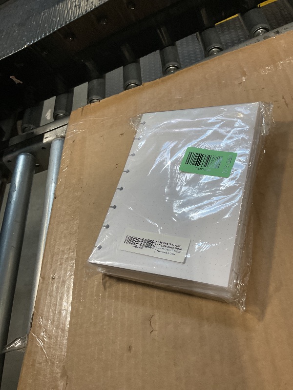 Photo 1 of (3-Pack) Junior Size TUL Discbound Dotted Refill Paper, 8-Disc Disbound Insert, 300 Sheets/600 Pages Dot Grid Paper, 100gsm White Paper, 5.8'' x 8.2''