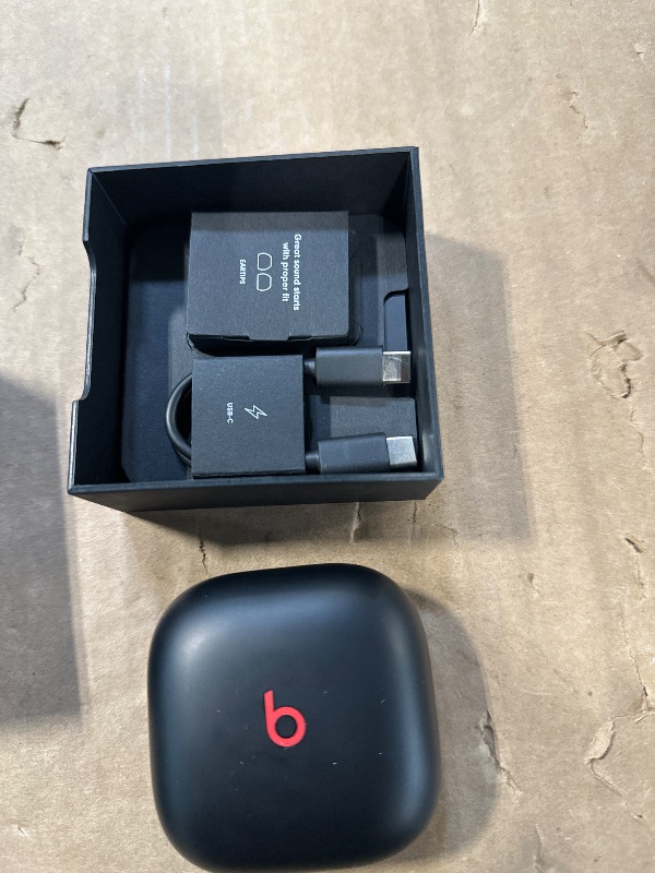Photo 1 of *UNTESTED*
Beats Fit Pro (1st Gen) - True Wireless Noise Cancelling Earbuds - Active Noise Cancelling - Sweat Resistant Earphones, Compatible with Apple & Android, Class 1 Bluetooth®- Beats Black