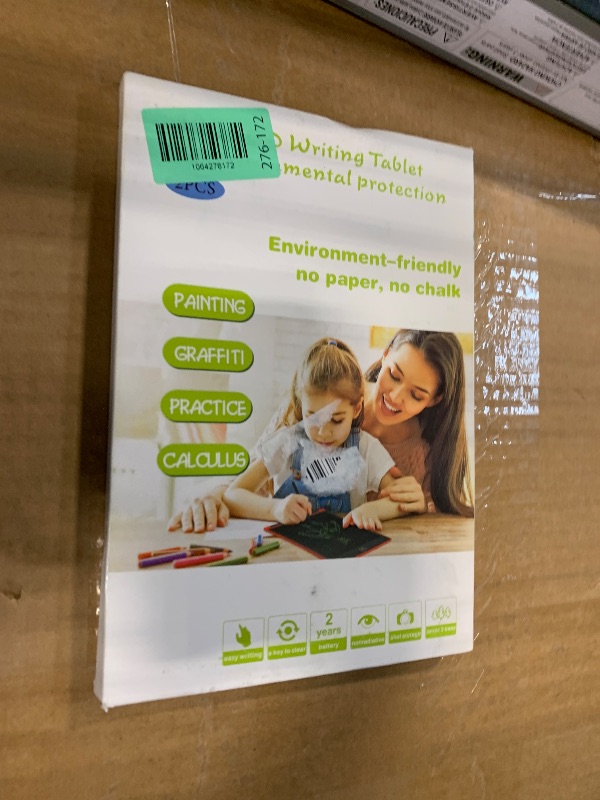 Photo 1 of [2 Pack] Genialba LCD Writing Tablet 10-Inch Colorful Doodle Board, Toddler Learning Educational Toys Gifts for 3-8 Years Old Girls and Boys, Electronic Drawing Pad for Kids (Pink&Blue)