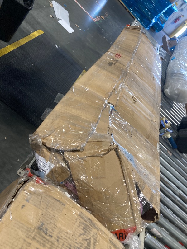 Photo 1 of ***02 BOXES***VECELO Bunk Bed Twin Over Twin, Metal Bunkbeds with Ladder and Full-Length Guardrail, No Box Spring Needed, Space Saving, Noise Free, Light Pink