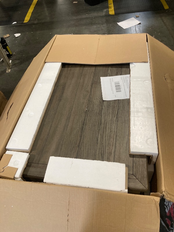 Photo 1 of ***MAY NEED A TRUCK**Signature Design by Ashley Bolanburg Lift-Top Coffee Table with Storage Two-Tone Rustic Farmhouse Cocktail Table – Brown/White