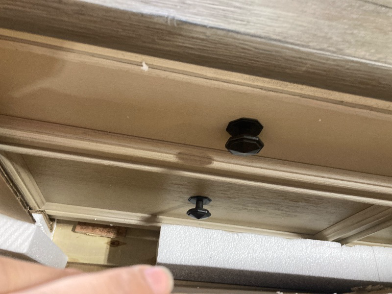 Photo 1 of ***MAY NEED A TRUCK**Signature Design by Ashley Bolanburg Lift-Top Coffee Table with Storage Two-Tone Rustic Farmhouse Cocktail Table – Brown/White