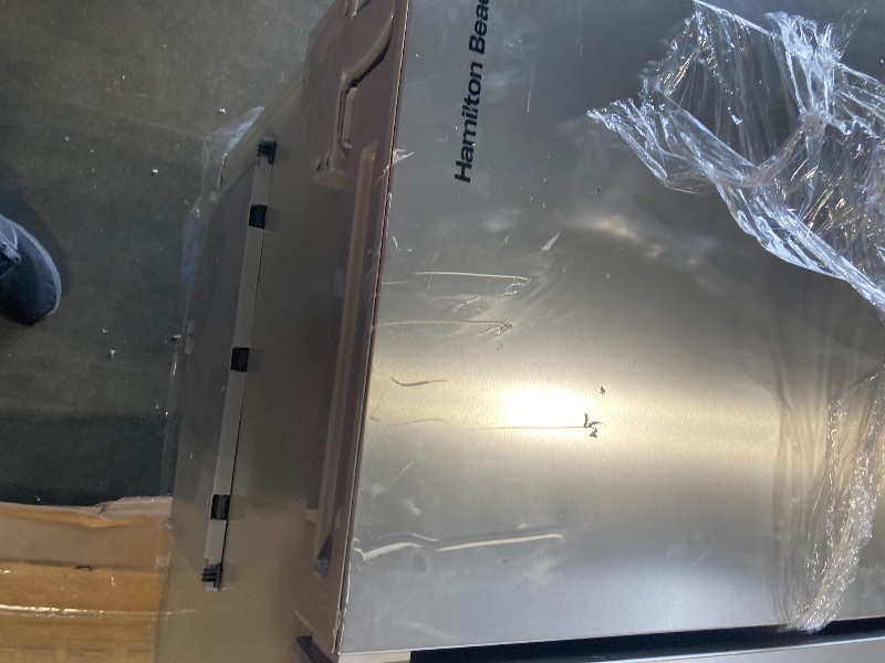 Photo 1 of ***UNTESTED***Hamilton Beach HBF1662 French Door Full Size Counter Depth Refrigerator with Freezer Drawer, 16.6 cu ft, Stainless