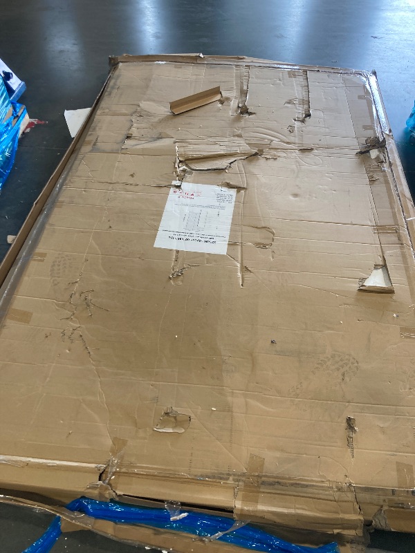 View 4 of ***MAY NEEDF A TRUCK***Bathbliss 32" W x 96" H Fixed Glass Shower Panel, Shower Glass Panel with Easy-clean Coated, Clear SGCC Tempered Glass Panel,Matte Black