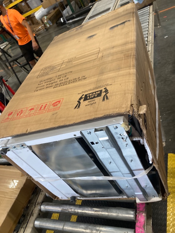 Photo 1 of ***UNTESTED***Garvee 3.2 Cu. Ft Portable Compact Fridge - Mini Refrigerator with Freezer, 2 Glass Shelves & Silent Operation, 115V Mini Fridge for Bedroom/Home/Office/Dorm (White)