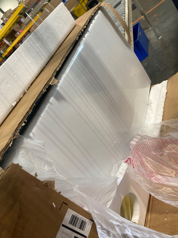 Photo 1 of ***UNTESTED***Garvee 3.2 Cu. Ft Portable Compact Fridge - Mini Refrigerator with Freezer, 2 Glass Shelves & Silent Operation, 115V Mini Fridge for Bedroom/Home/Office/Dorm (White)