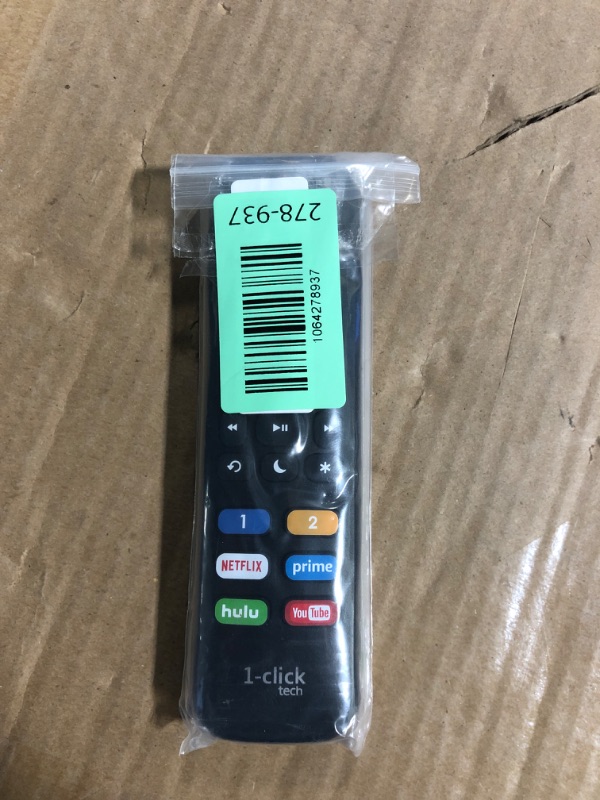 Photo 1 of 1-Clicktech Remote for Roku TVs and Players Express Premiere Ultra [2-in-1 w/TV Power+Volume] [NOT for Roku Stick]