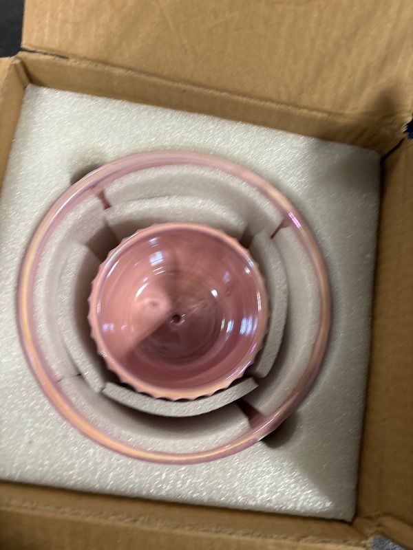 Photo 1 of **MISSING PARTS**
Ton Sin Pink Gold Ceramic Flower Pots, 4"+5"+6" Inch Small Glazed Succulent Planters with Drainage Hole,Modern Indoor Decorative Plant Pots Set of 3,Garden Pots with Saucer