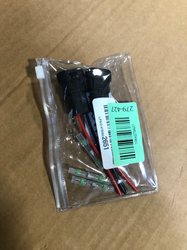 Photo 1 of **MISSIG 2 PIECES**
UTSAUTO 9005/9006/H10 Male Adapter Wiring Harness Sockets Wire for Headlights, Fog Lights Retrofit or Installing Cubic Pod Lights, Light Bar, Work Lamps, etc (Pack of 4)