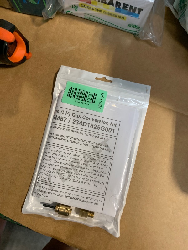 Photo 1 of *MINOR DAMAGE - USED*
GE WE25M87 Dryer Natural Gas To Propane Kit