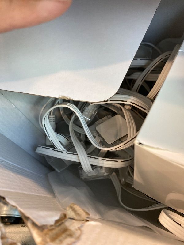 Photo 1 of *MISSING PARTS - See Clerk Notes*
100ft Solar Permanent Outdoor Light, Smart RGB Plus IC Outside Lights for House, App/Remote Control String Light, Work with Alexa, IP67 Waterproof LED Strip for Daily Party Christmas All Holiday Decor