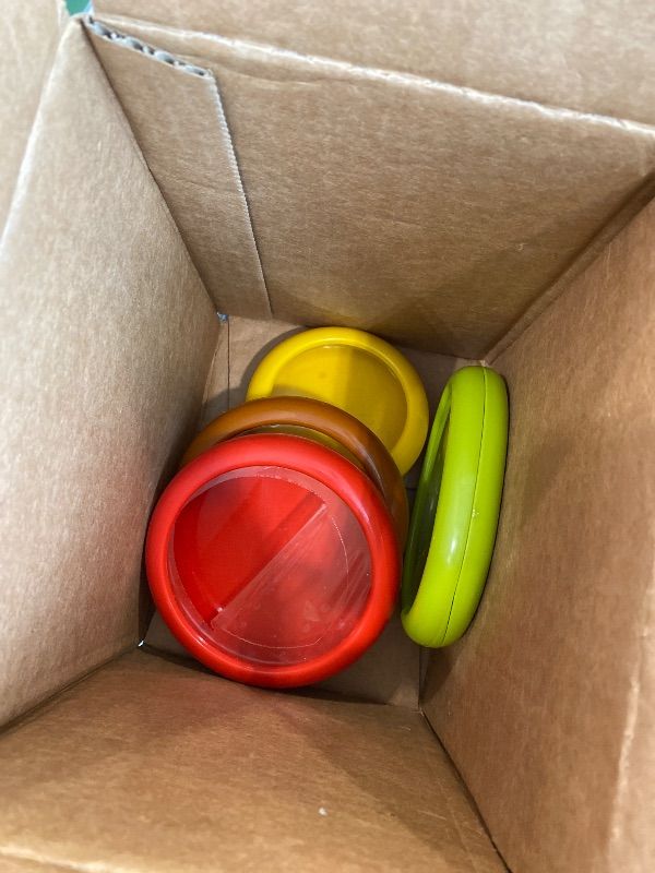 Photo 1 of ***MAJOR DAMAGE*** 4 Pieces Set Avocado Saver, Onion Silicone Storage, Half Cut Fruit Containers - Reusable Kitchen Gadgets for Fridge - Food Huggers for Cheese, Vegetable, Tomato Holder, Lemon Fresh Stretch Pods Keeper