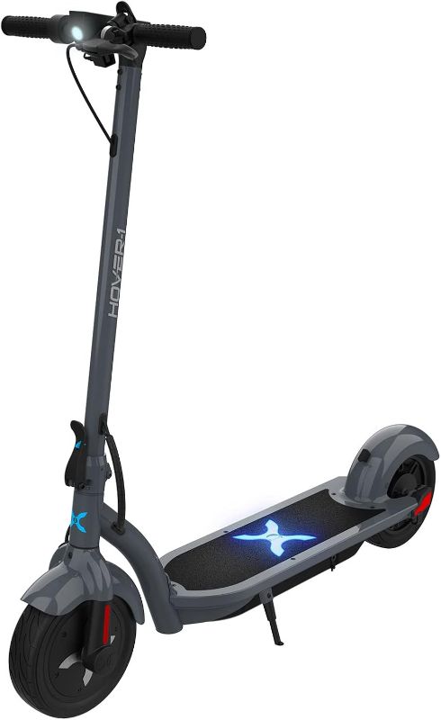 Photo 1 of **MISSING HANDLES CHARGER**
Hover-1 Alpha Foldable Electric Scooter with 450W Brushless Motor, 18 mph Max Speed, 10” Air-Filled Tires and 12 Mile Range