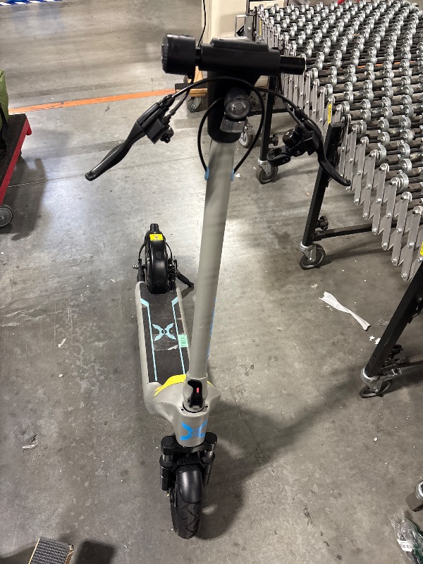 Photo 1 of **MISSING HANDLES CHARGER**
Hover-1 Alpha Foldable Electric Scooter with 450W Brushless Motor, 18 mph Max Speed, 10” Air-Filled Tires and 12 Mile Range