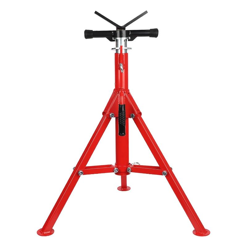Photo 1 of **MINOR DAMAGE**
Towallmark Heavy-Duty Pipe Jack Stand, Adjustable Folding Pipe Stand, 2500 lbs Load Capacity, Ideal for Welding, Automotive, and Construction Projects