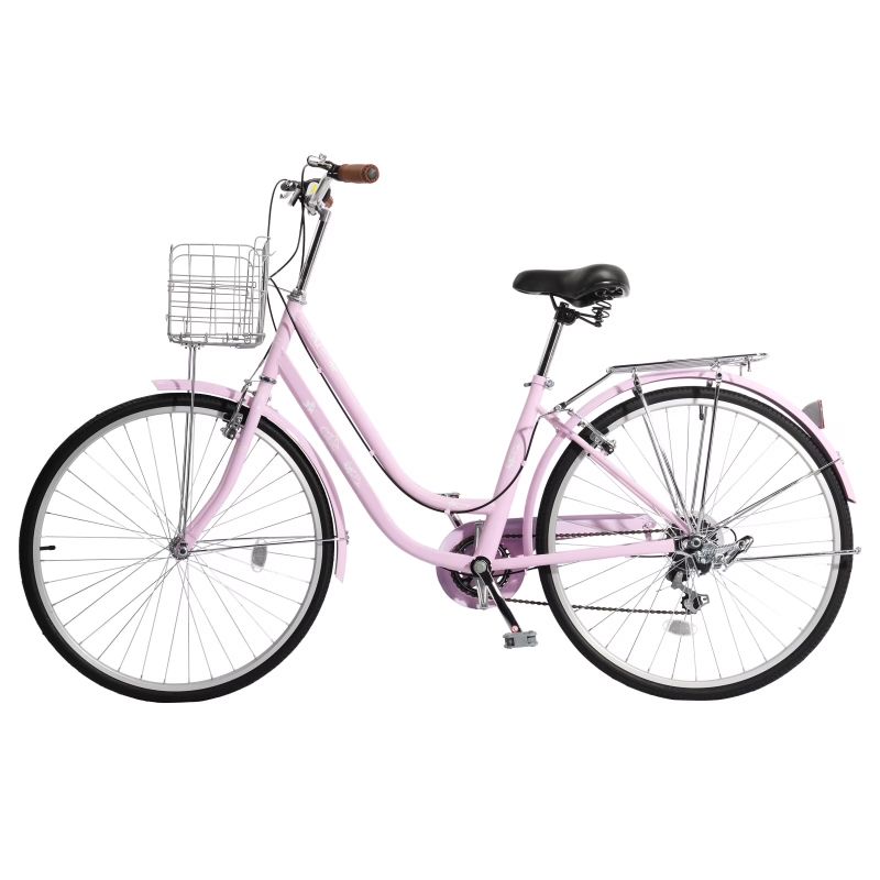 Photo 1 of ***FINAL SALE*** 26in Urban Commuter City Bike, 7 Speed Adult Road Bicycle, Pink