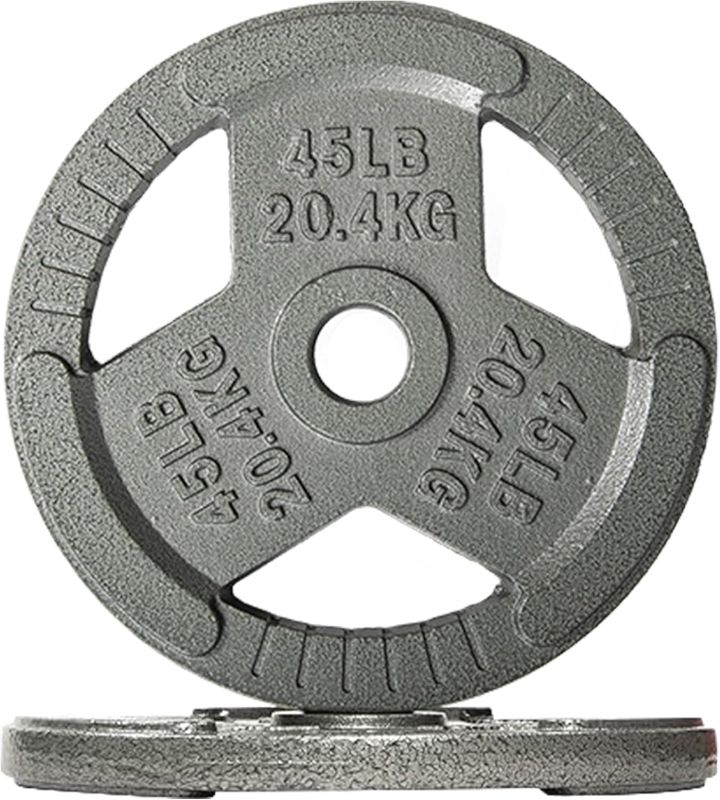 Photo 1 of (3/21/2026) ***FINAL SALE/NO RETURN, PARTIAL SET***  Fitvids 2 Inch Olympic Barbell Weight Plates Set, 255 LB(2.5-45 LB) Barbell Weight Set for Home Gym Strength Training, Double-grip Design