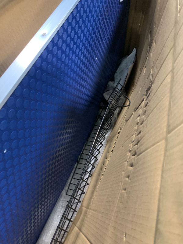 Photo 1 of ***MISSING SCREWS*** YITAHOME 46" Dog Grooming Table, Foldable Home Pet Bathing Station Table with Adjustable Arm, Non-Slip Desktop, Storage Tray& Noose, Blue